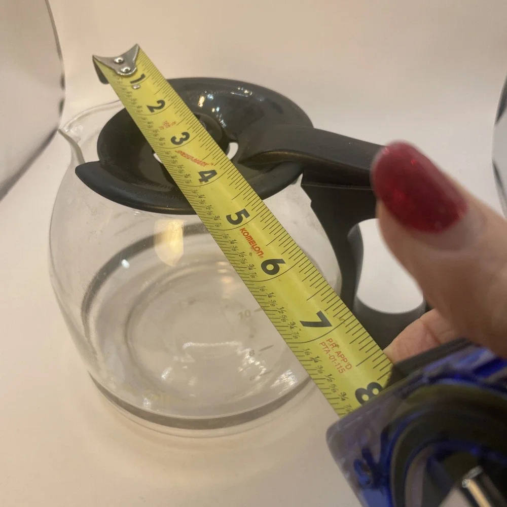 12-Cup Replacement Coffee Carafe Compatible with Mr. Coffee Maker Pot‎ - Black - Picture 8 of 8